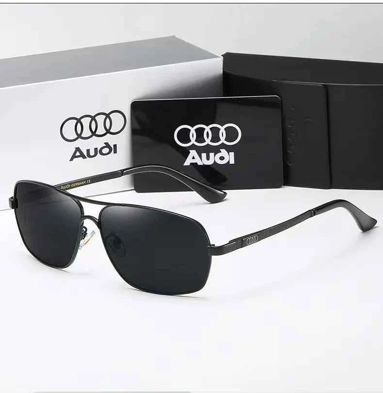Audi Polarized UV400 Driving Sunglasses for Men/Women Square Frame Glasses Wholesale Gift for Auto Enthusiasts 557