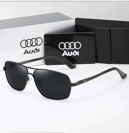 Audi Polarized UV400 Driving Sunglasses for Men/Women Square Frame Glasses Wholesale Gift for Auto Enthusiasts 557
