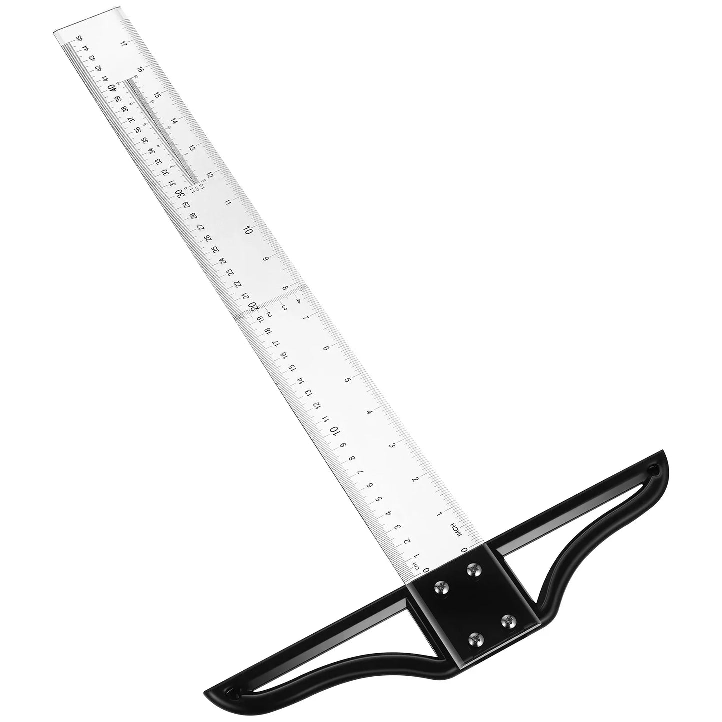 18 Inch Ruler Drafting Tool Engineering Gauge Parallel Rule Clear Rulers Woodworking Scribe Edge Measurement Analysis