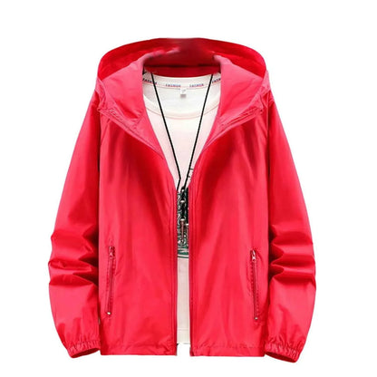 Summer Men Women Teens Quick Dry Anti-UV Thin Ultra-Light Running Camping Hiking Jacket Skin Coat Sun Protective Windbreaker