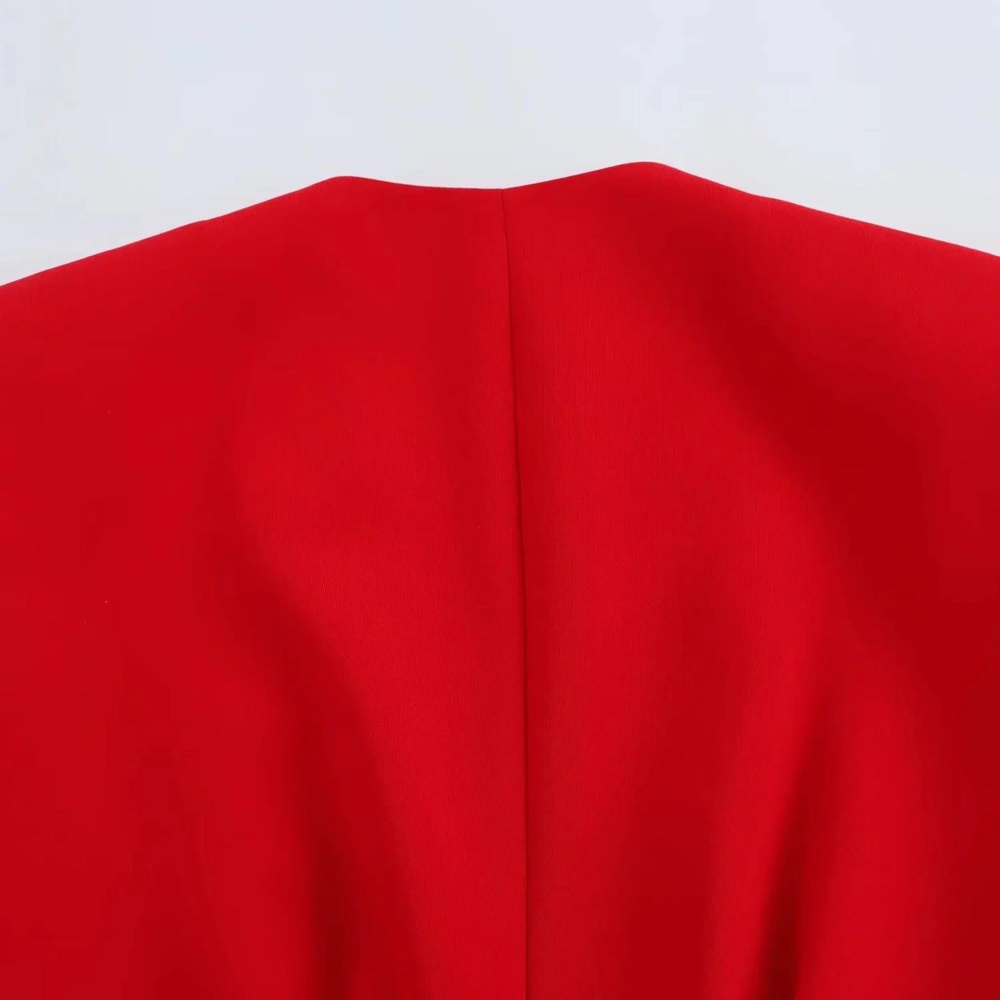 KONDALA Office Lady Chic Red Vest Blazer Suit V Neck Sashes Sleeveless Blazer High Waist Wide Leg Pants Fashion 2025 Summer Sets