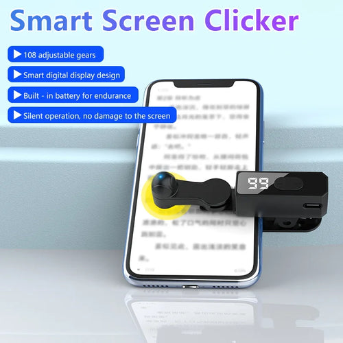 Auto Screen Clicker Device for Smartphone, Adjustable Touch Tapper Tool for Games, Apps, Live Streaming and Repeated Tapping
