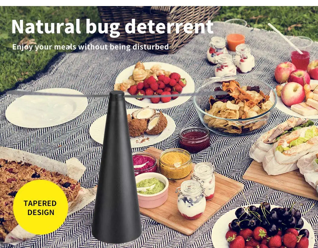 Fly Fans for Tables Fly Repellent Camping BBQ Food Mosquito Fruit Fly Portable Repeller Fans Safe Insect Killer