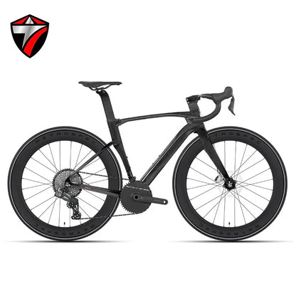 TWITTER Cyclone Full Carbon Road Bike – WheelTop Wireless 12-Speed, Hydraulic Disc Brakes