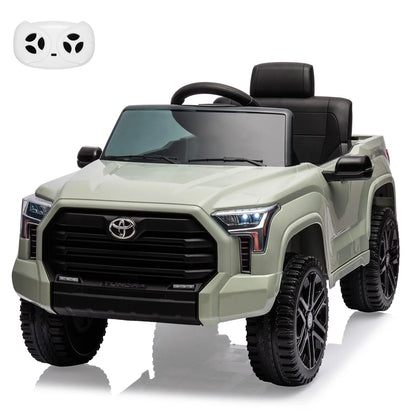 12V Ride on Car for Kids, Licensed Toyota Electric Car Ride on Truck with Remote Control, MP3, LED Lights Toys for Boys Girls