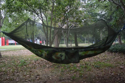 Outdoor Camping Hammock Hanging Bed with Mosquito Net