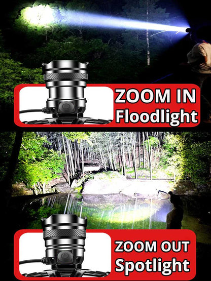 300000000LM Upgrade 4*White laser Headlamp Fishing Headlight 18650 Battery Flashlight USB Rechargeable Head Lights Torch Lantern