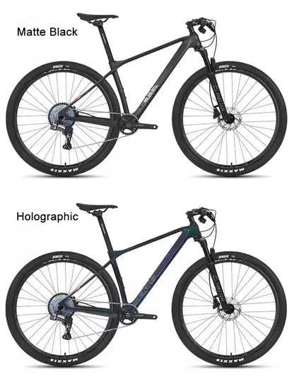 Twitter New M5 Wireless Carbon MTB Bicycle 29 Wheeltop EDS OX 13S Electronic Shifter Inner Cables Mountain Bikes For Adults