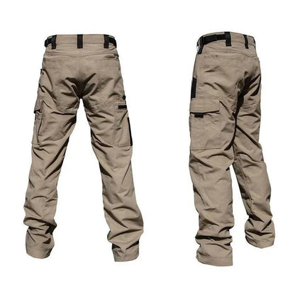 Men's Multi-Pocket Cargo Trousers – Wear-Resistant Tactical Work Pants for Outdoor Use