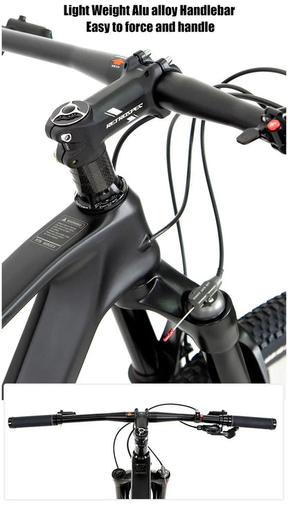 Twitter New M5 Wireless Carbon MTB Bicycle 29 Wheeltop EDS OX 13S Electronic Shifter Inner Cables Mountain Bikes For Adults