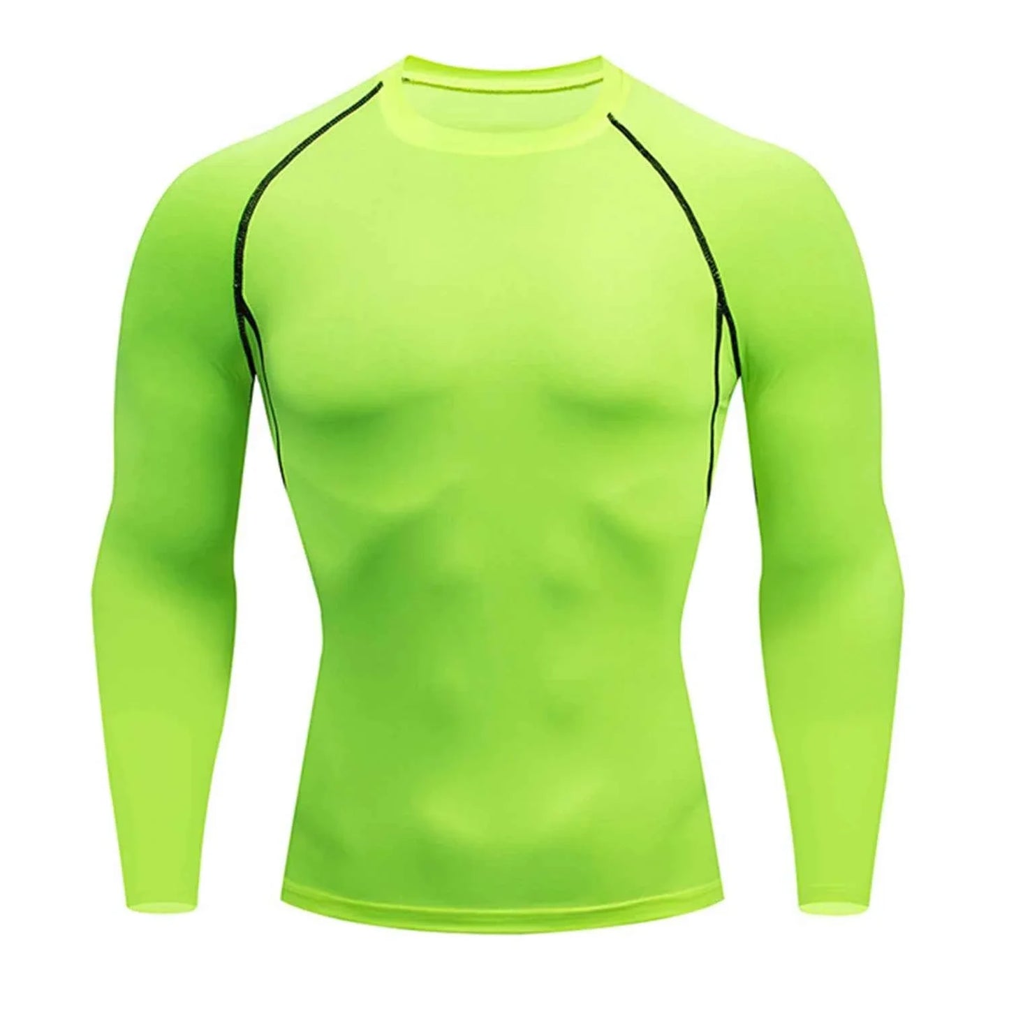 Men's Compression Long Sleeve Shirt – Quick-Dry Gym & Running Base Layer
