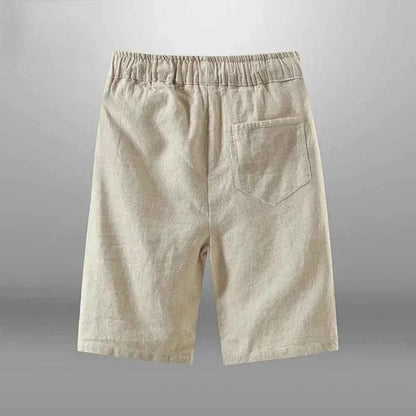 Men Shorts for Men Cotton Linen Casual Breathable Beach Shorts Men's Short Sweatpants Vacation Gym Basketball