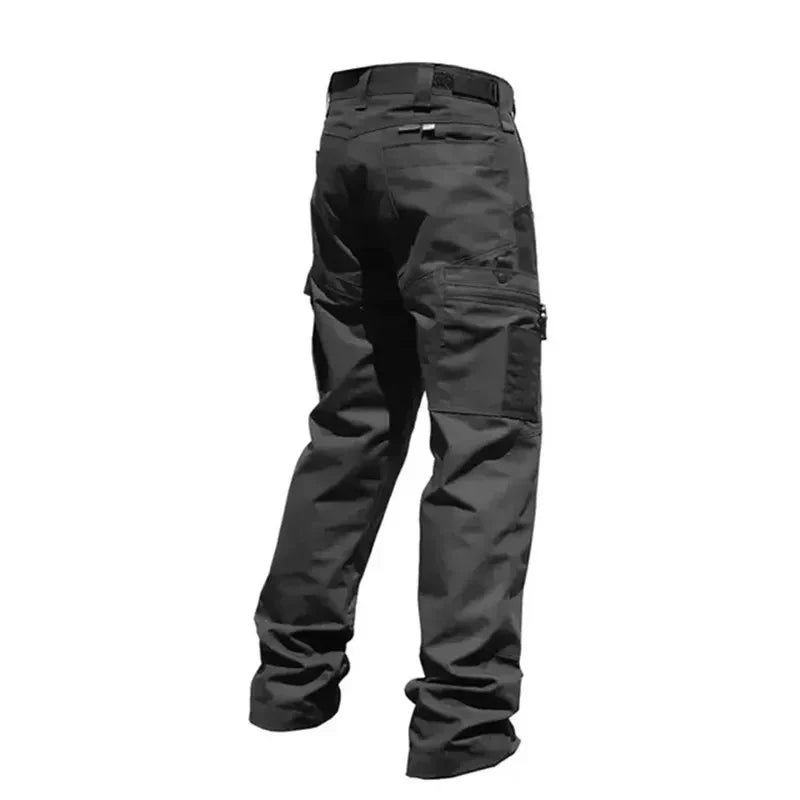 Men's Multi-Pocket Cargo Trousers – Wear-Resistant Tactical Work Pants for Outdoor Use