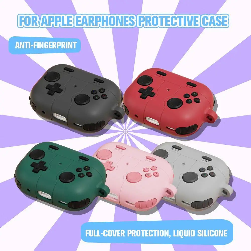 Case for Airpods Pro 3, Cool Funny 3D Game Player Design Earphone Soft Silicone Protective Cover For AirPods Pro 3 Generation