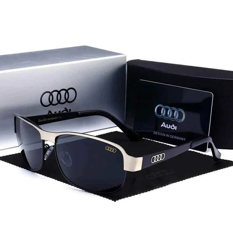 Audi Polarized UV400 Driving Sunglasses for Men/Women Square Frame Glasses Wholesale Gift for Auto Enthusiasts 557