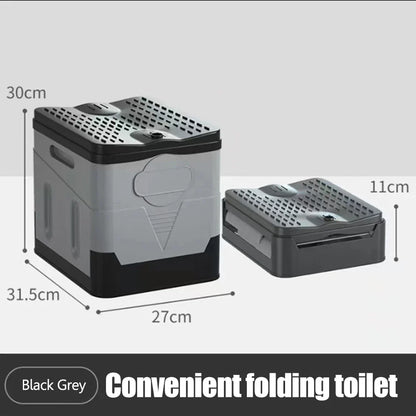 Portable Folding Camping Toilet – Lightweight Outdoor Commode for Hiking & Travel
