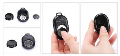 2 Pack Wireless Camera Remote Control - Wireless Remote for iPhone & Android Phones iPad iPod Tablet, Clicker for Photos & Video