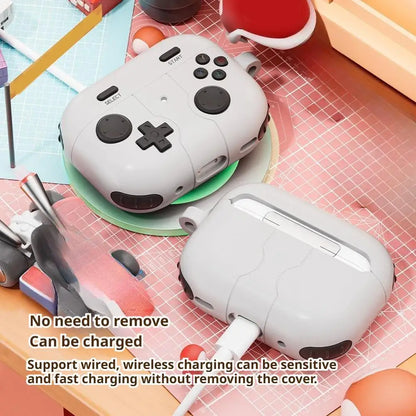 Case for Airpods Pro 3, Cool Funny 3D Game Player Design Earphone Soft Silicone Protective Cover For AirPods Pro 3 Generation