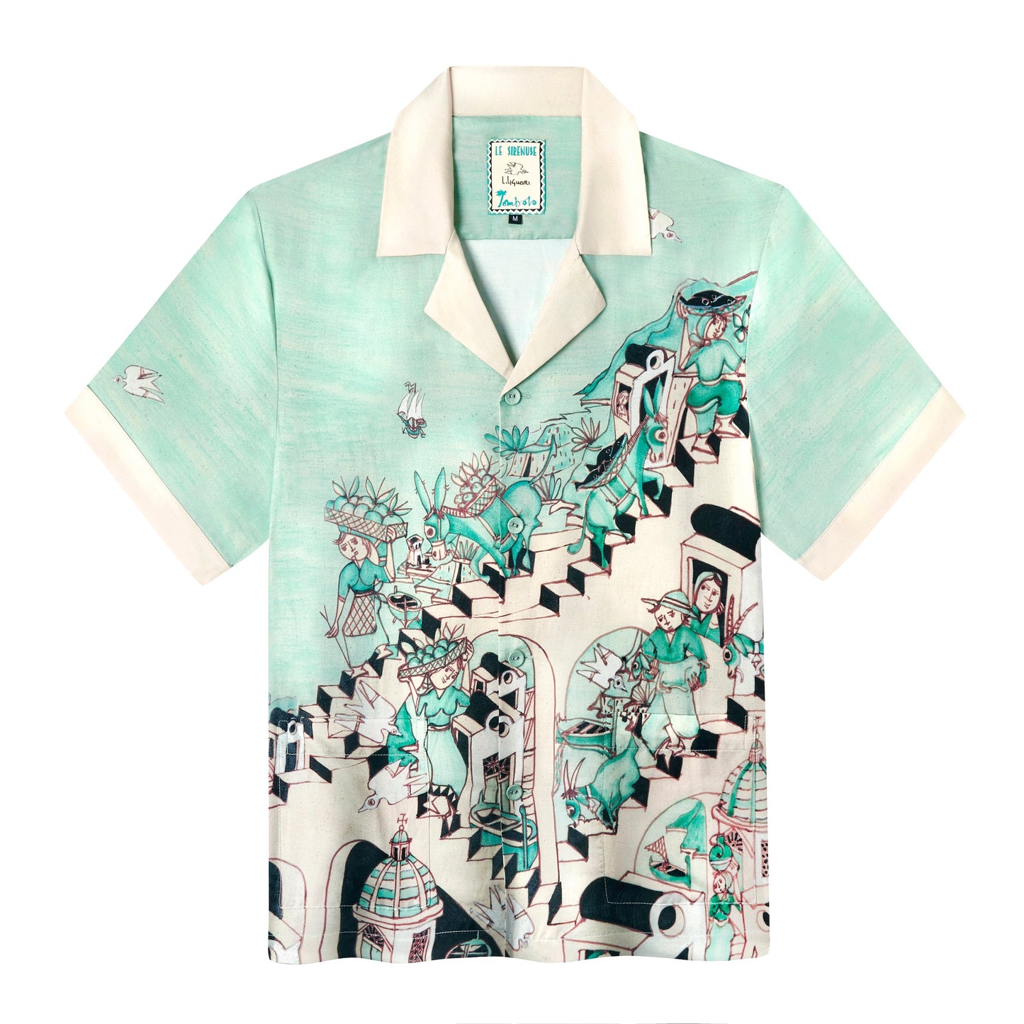 ‘Le Sirenuse’ by Lucio Liguori (Silk & Cotton Twill)