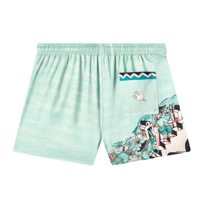 ‘Le Sirenuse’ Swim Trunks by Lucio Liguori