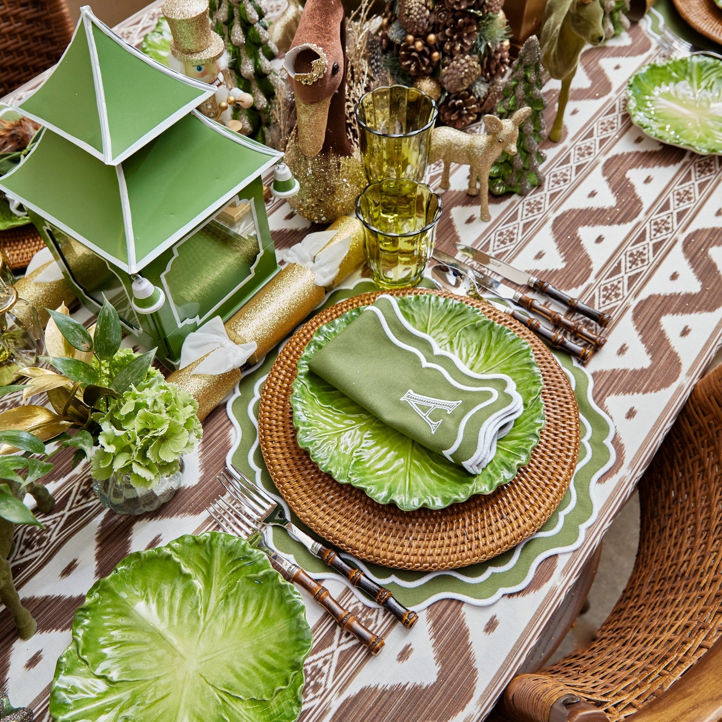 Green Serena Cabbage Starter Plate