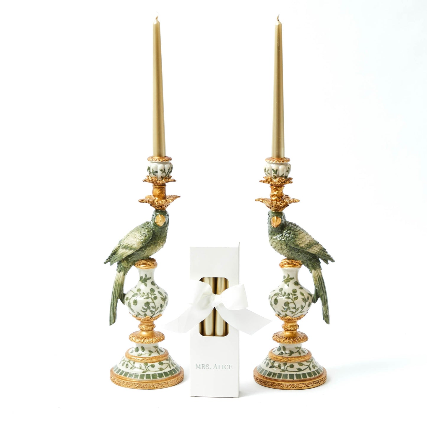Champagne Gold Candles (Set of 8)