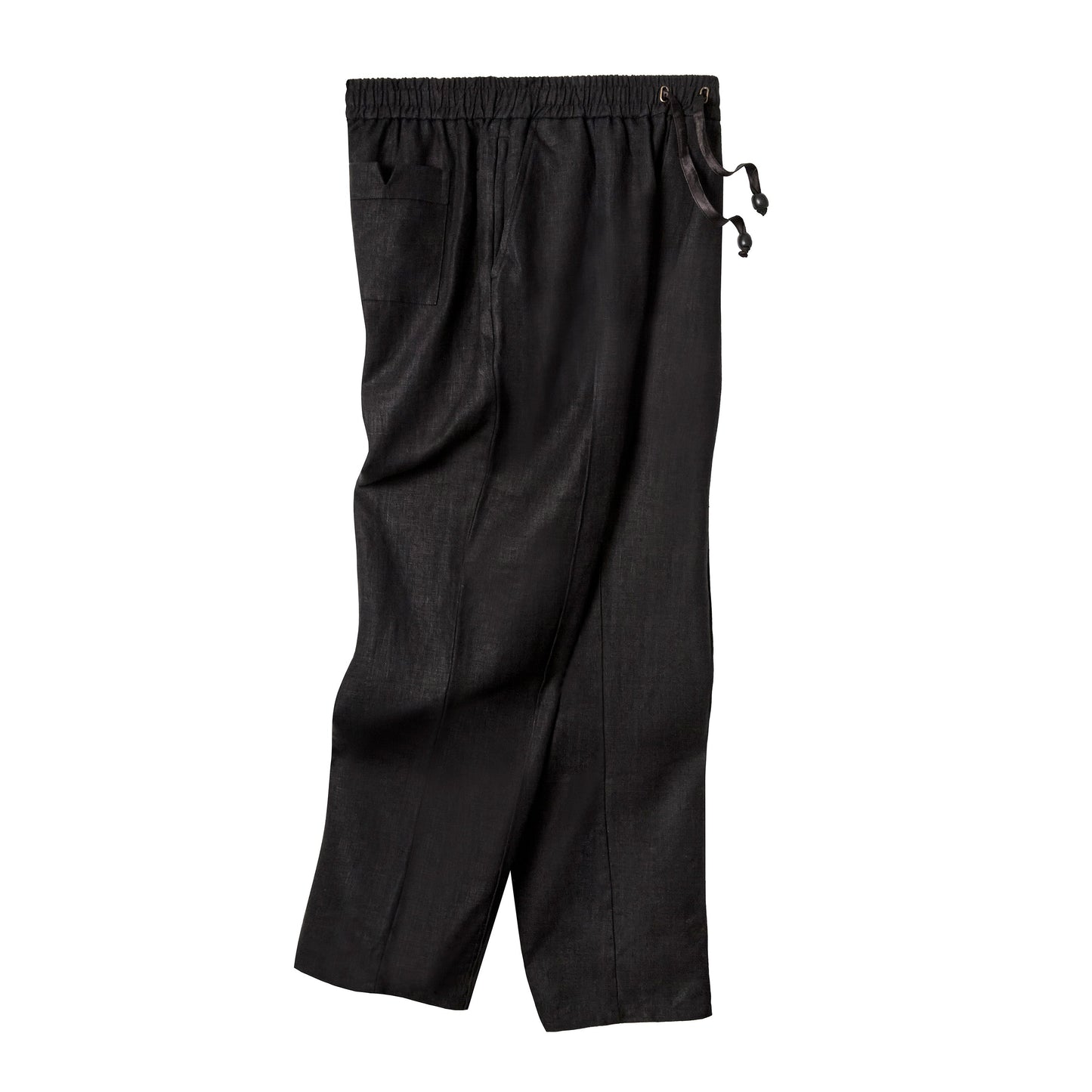 Easy-Going Pants (Black Linen)