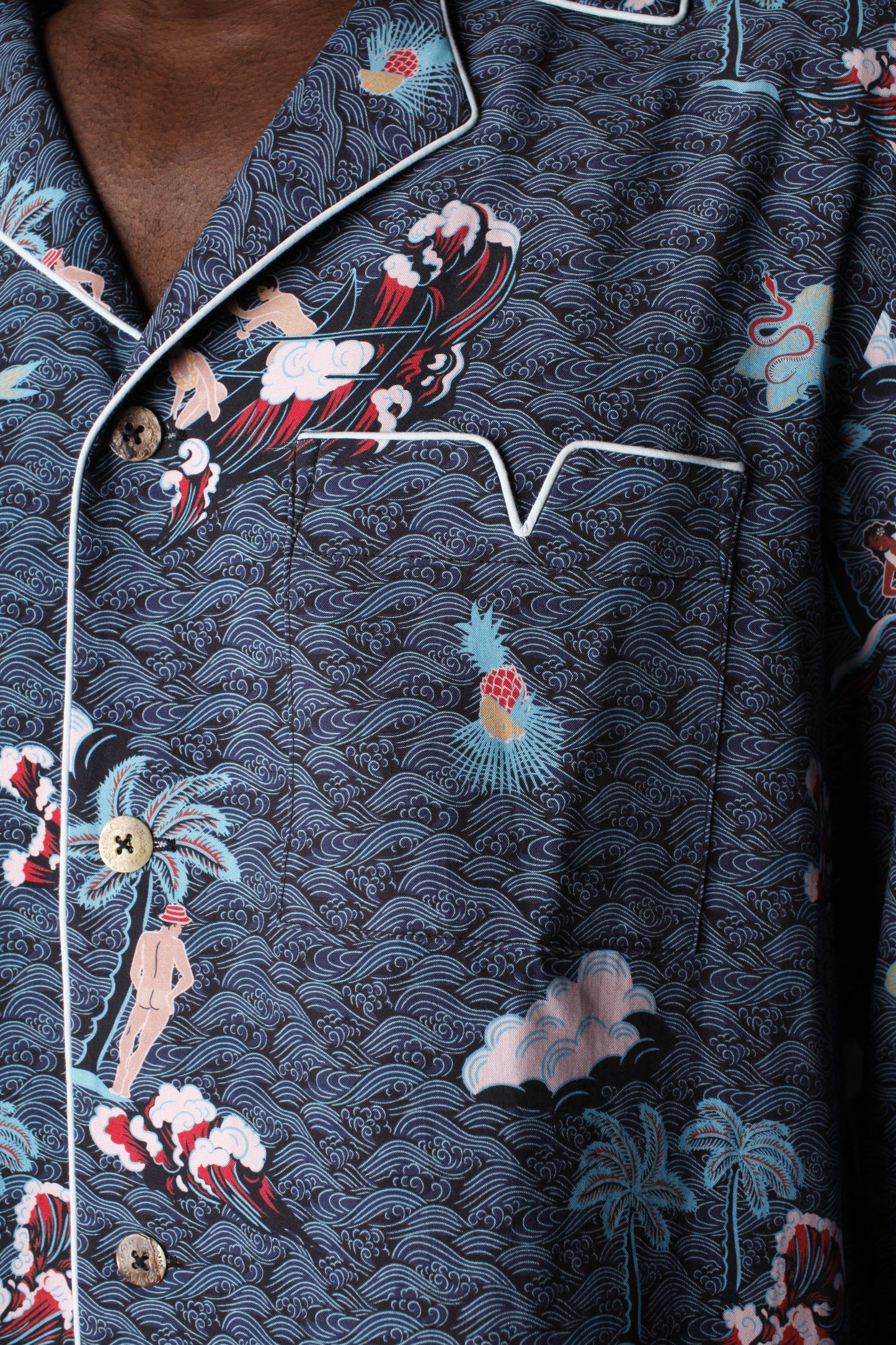 Playa of Eden (Navy) (Long-Sleeve)