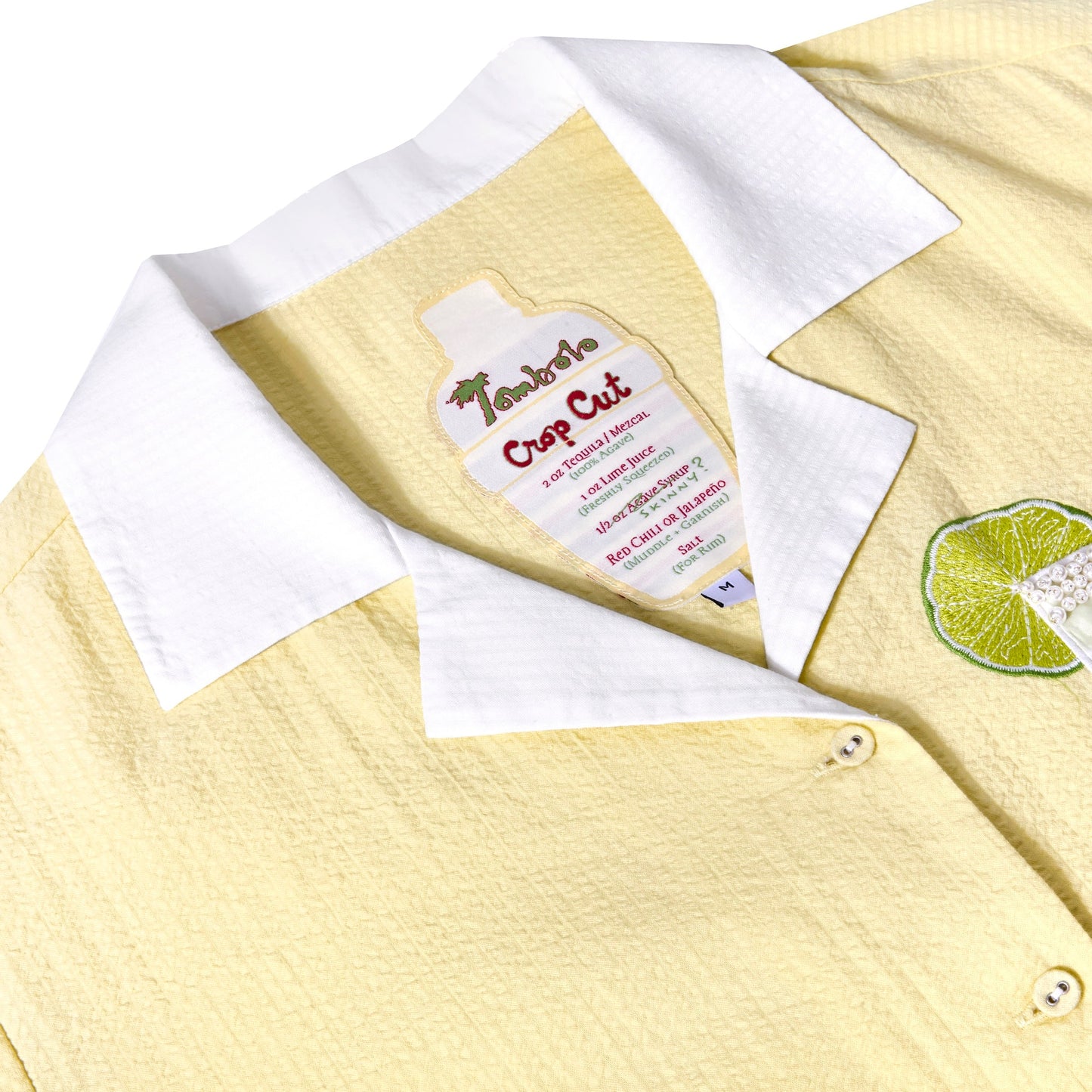 'Extra Spicy' ~ Relaxed Crop Cut (Seersucker)