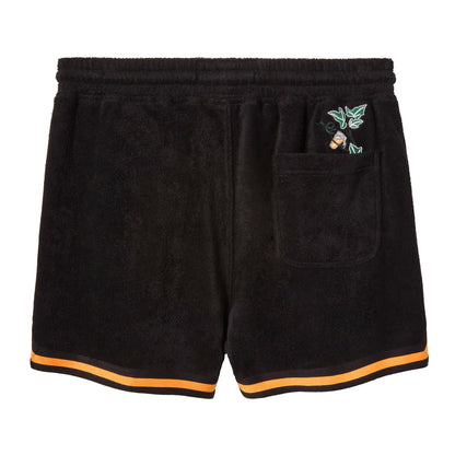 'Crouching Tiger, Hidden Beverage' Cabana Shorts (Black)