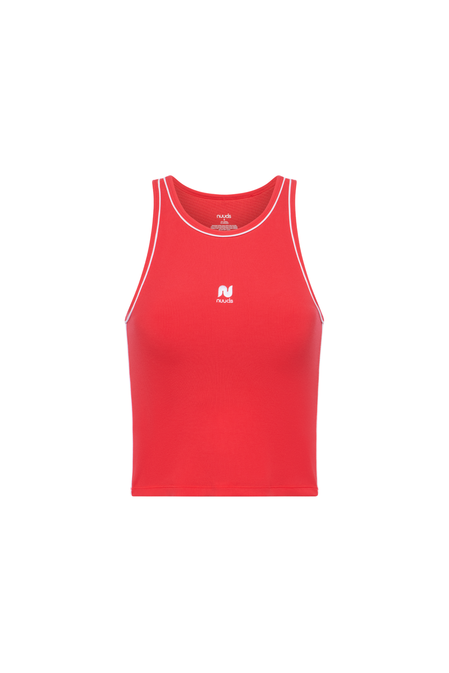Sporty Rib Piped Racer Tank | Cayenne