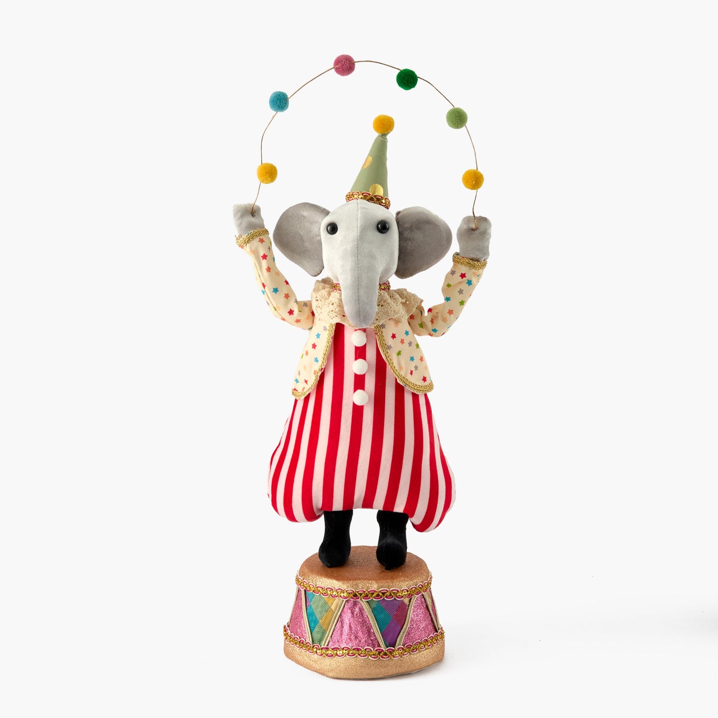 Party Bear & Elephant (Pair)