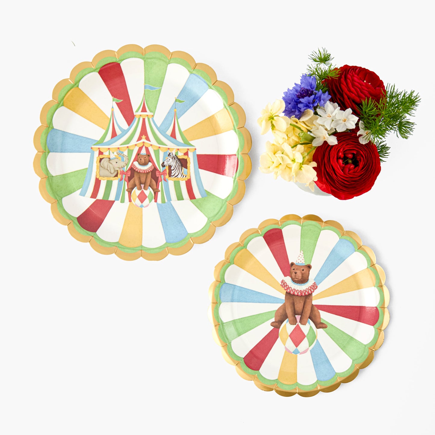 Circus Dinner Paper Plates (Set of 8)