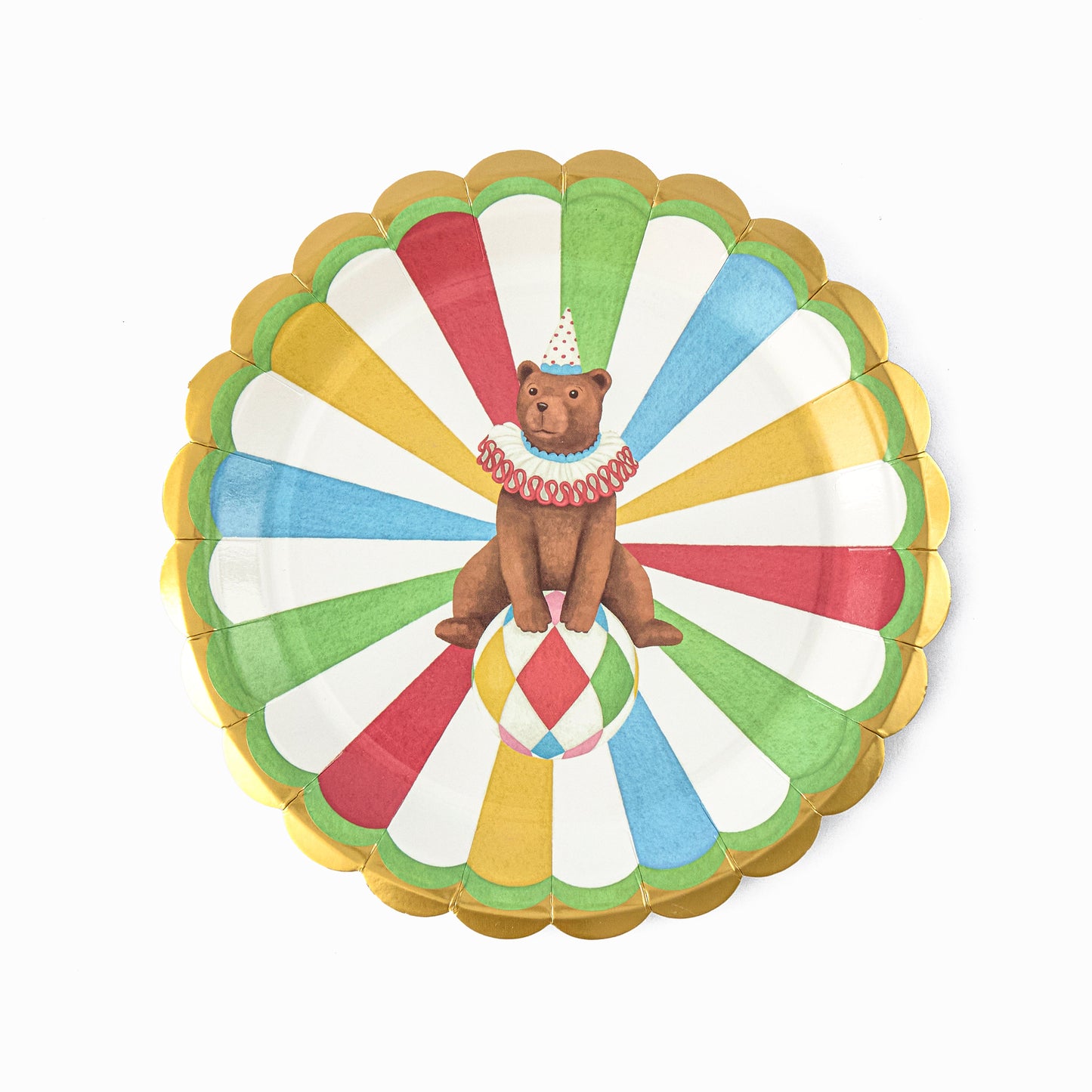Circus Side Paper Plates (Set of 8)