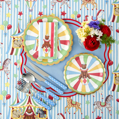 Circus Side Paper Plates (Set of 8)