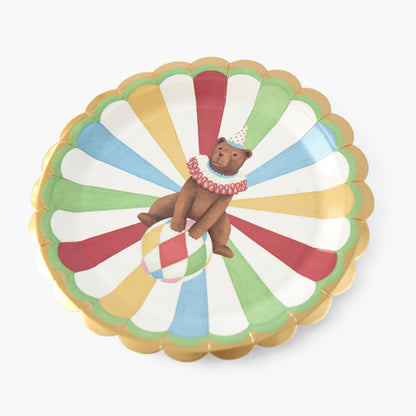 Circus Dinner Paper Plates (Set of 8)