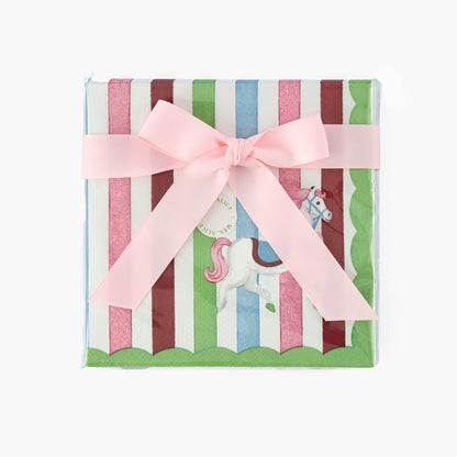 Carousel Party Paper Plates & Napkin Set