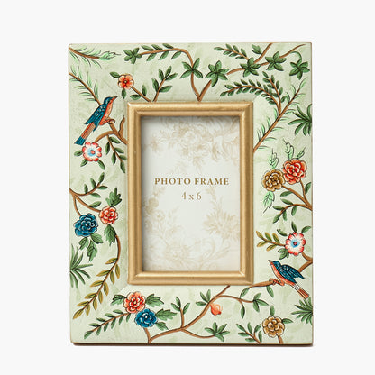 Green Chinoiserie Photo Frame - 4" x 6"