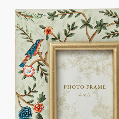Green Chinoiserie Photo Frame - 4" x 6"
