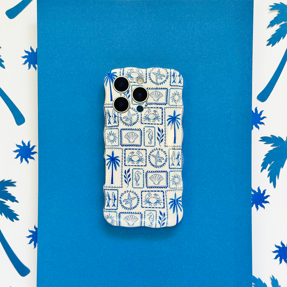 Wavy Phone Case - Malibu Drive