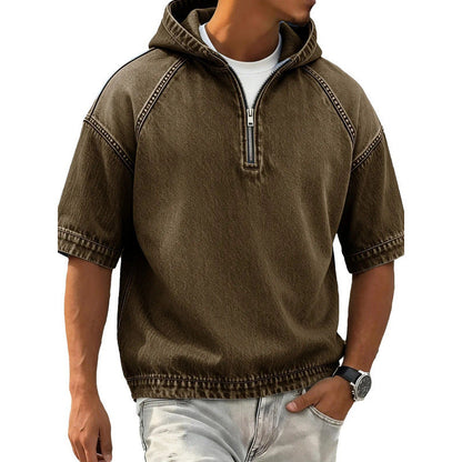 Men's Half-Zip Sports Hoodie