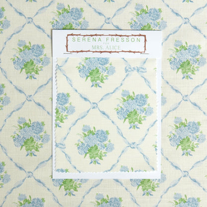 Alice's Bouquet Fabric (Blue)