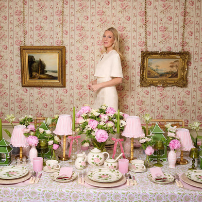 Pink & Green Agatha Tablecloth