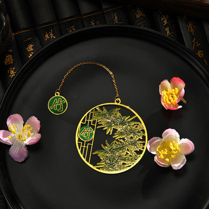 Chinese Style Flower God Classical Bookmark Teachers' Day Color Gift