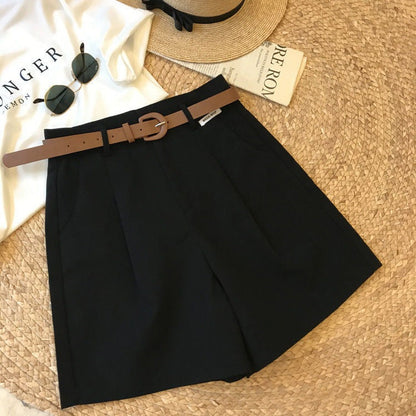 Women's High-Waist Zipper Cargo Shorts – Casual Outdoor Shorts