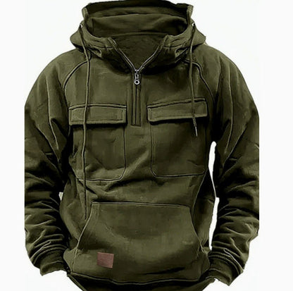 Men's Zip-Up Hoodie Sweatshirt – Casual Everyday Hoodie