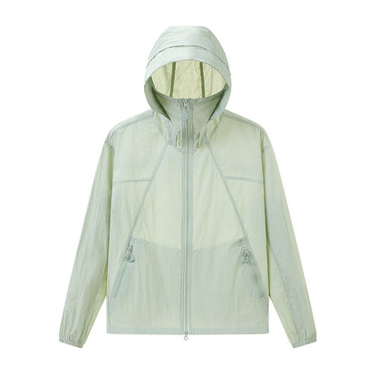 Unisex UV Protection Hooded Nylon Jacket – 10 Colors