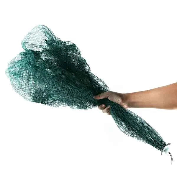 Foldable 6-Sided Fishing Bait Trap Net – 360° Entry, Crab, Shrimp & Minnow