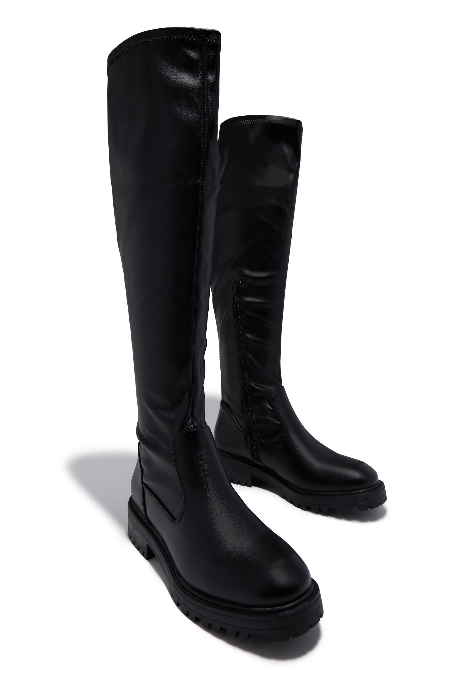 Izzy Flat Boots - Black