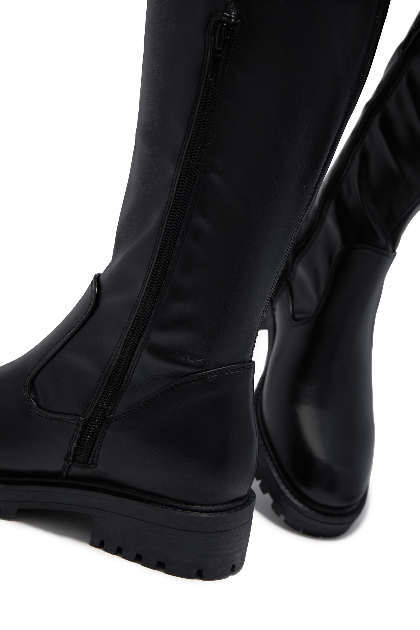 Izzy Flat Boots - Black